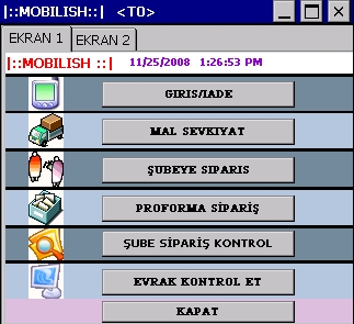 MOBILISH MA�AZA OTOMASYONU